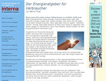 Tablet Screenshot of energie-verbraucherwissen.de